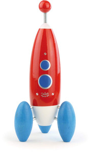 Vilac 9 x 24 x 9 cm Red Rocket by Vilac Vilac 9 x 24 x 9 cm Red Rocket by Vilac