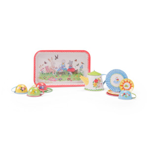 Moulin Roty Metal Tea Set - the Big Family Moulin Roty Metal Tea Set - the Big Family