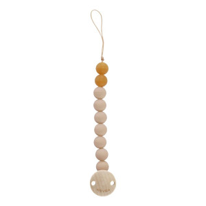 Hevea Pacifier Holder (Sandy Nude) Hevea Pacifier Holder (Sandy Nude)