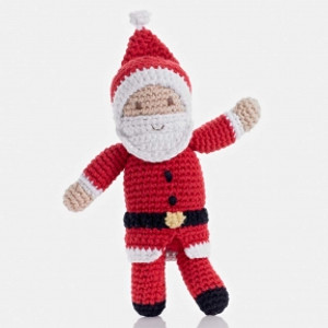 Pebble Santa Baby Rattle Pebble Santa Baby Rattle