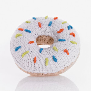 Pebble White Donut Rattle Pebble White Donut Rattle