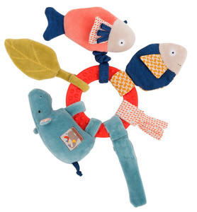 Moulin Roty Red Ring rattle Les Papoum Moulin Roty Red Ring rattle Les Papoum