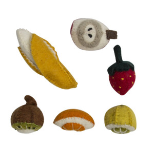 Papoose Mini Felt Fruit Boxed Set
