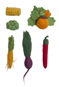 Papoose Mini Felt Vegetable Boxed Set Papoose Mini Felt Vegetable Boxed Set