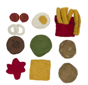 Papoose Felt Burger and Fries Papoose Felt Burger and Fries