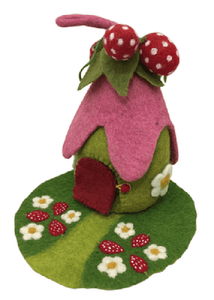 Papoose Strawberry Fairy House and Mat Papoose Strawberry Fairy House and Mat