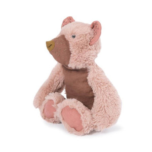 Moulin Roty Rendez vous Chemin Du Loup Small Pink Bear "Aubepine" Moulin Roty Rendez vous Chemin Du Loup Small Pink Bear "Aubepine"