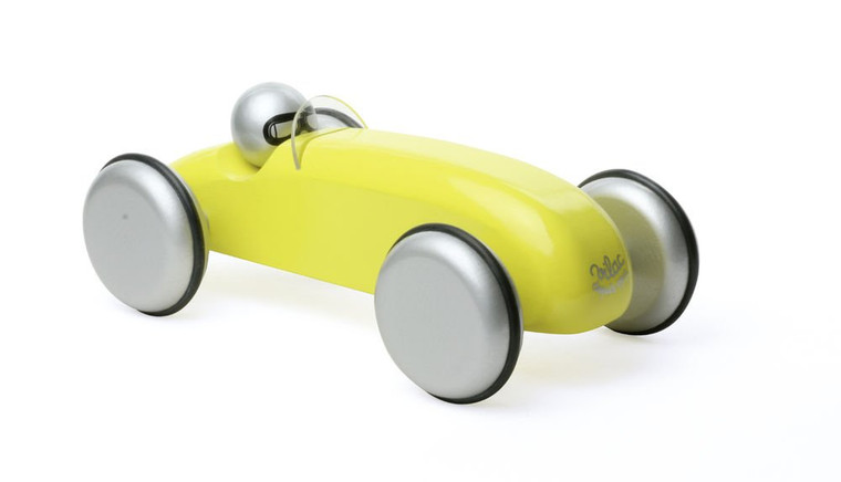 Vilac Large Wooden Speedster Car in Yellow by Vilac