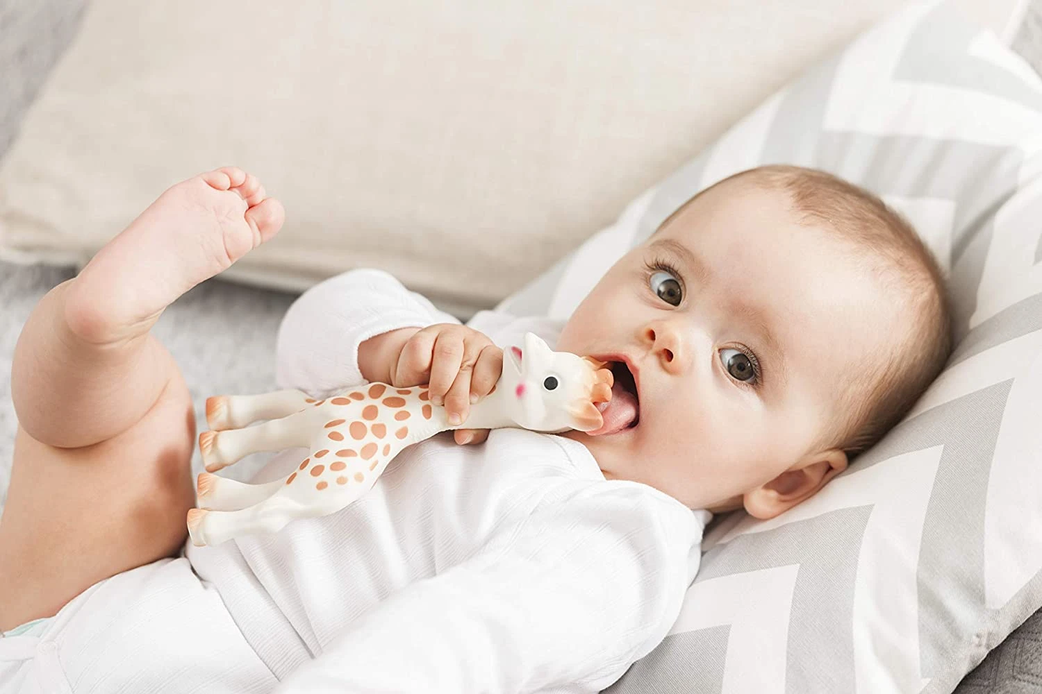 Sophie la Girafe teether by Vulli, a classic French baby gift from BeBe Precious