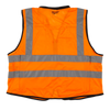High Visibility Orange Performance Safety Vest - S/M