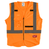 High Visibility Orange Safety Vest - S/M