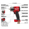 M18 FUEL™ 3/8 Mid-Torque Impact Wrench w/ Friction Ring