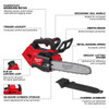 M18 FUEL™ 12" Top Handle Chainsaw (Tool-Only)