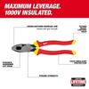 1000V Insulated 9" Lineman's Pliers