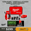 M12 FUEL™ Installation Drill/Driver Kit / Free XC5.0 Battery m12