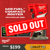 M18 FUEL™ Compact Router/free battery xc5.0