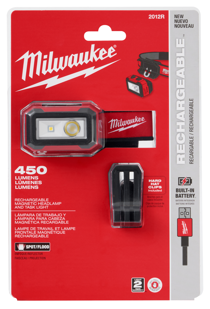 Milwaukee® Rechargeable Magnetic Headlamp And Task Light