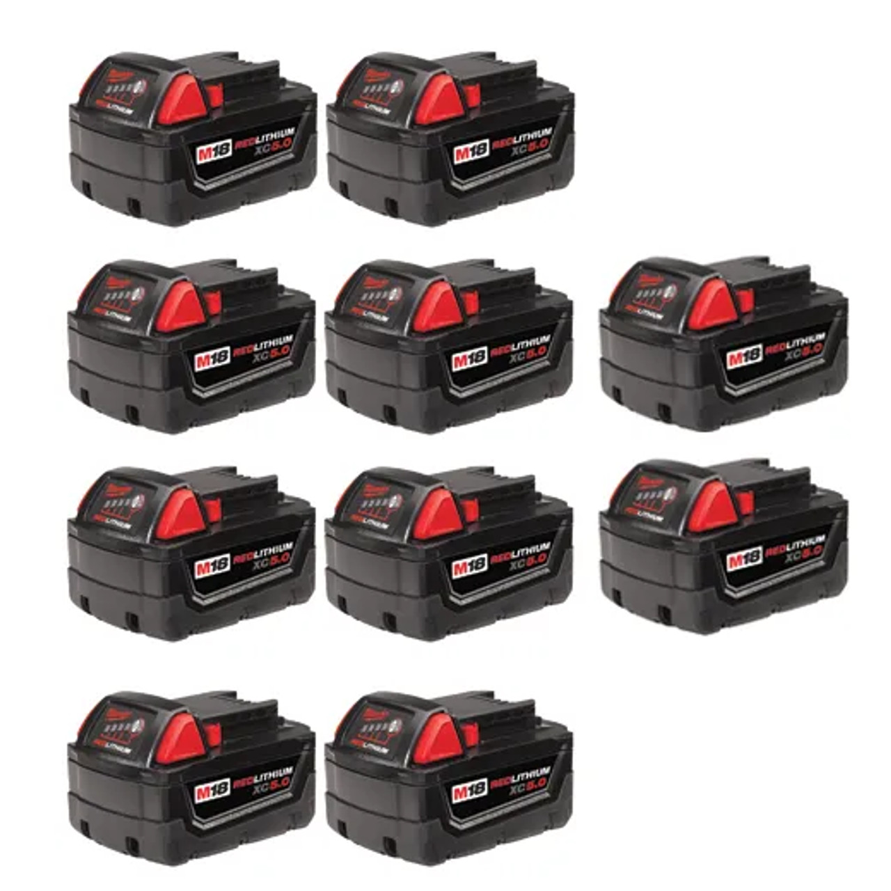 M18™ REDLITHIUM™ XC 5.0Ah Extended Capacity Battery Pack 10PK