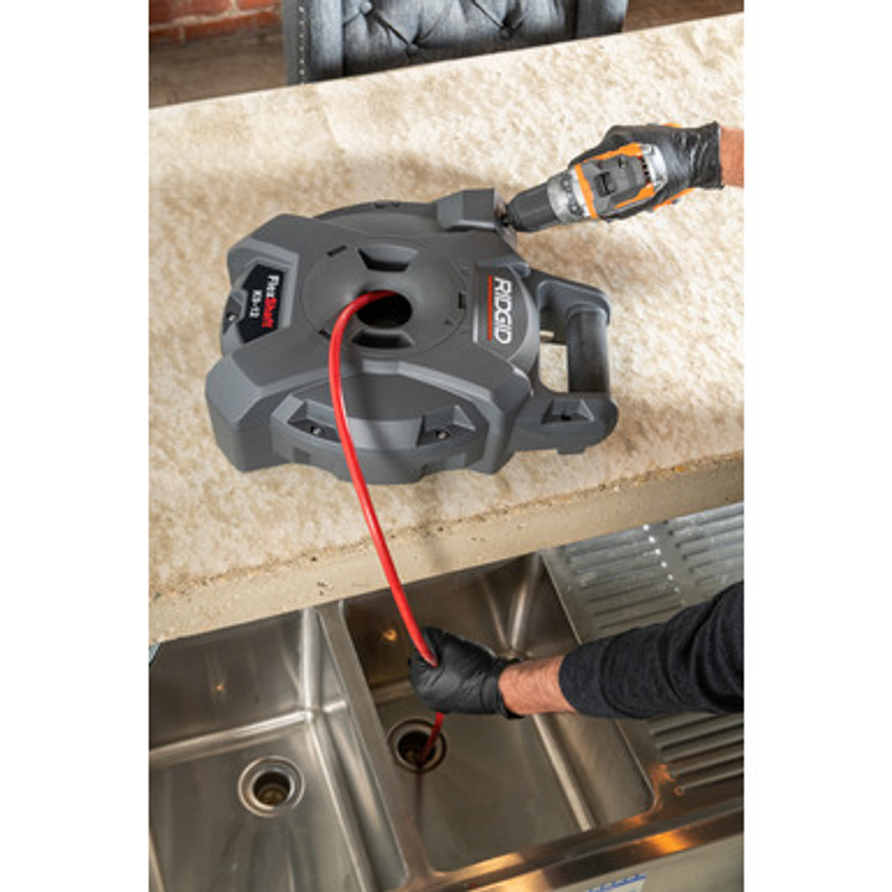 Ridgid FlexShaft K9-12 Wall-to-Wall Drain Cleaning Machine