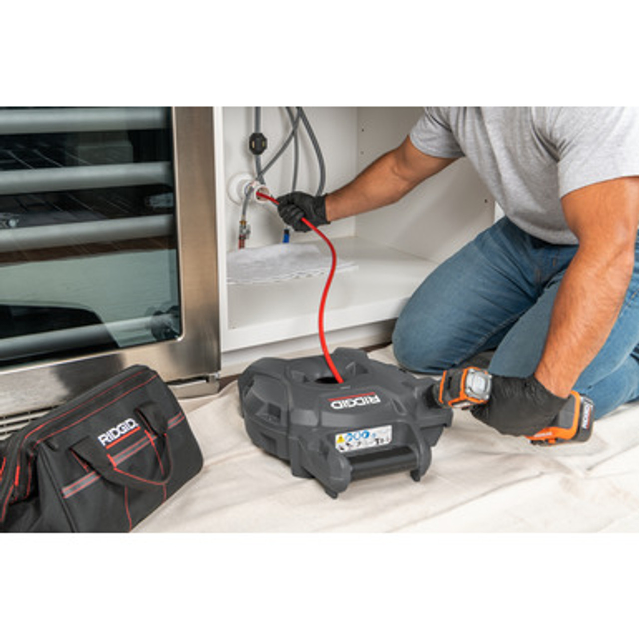 Ridgid FlexShaft K9-12 Wall-to-Wall Drain Cleaning Machine