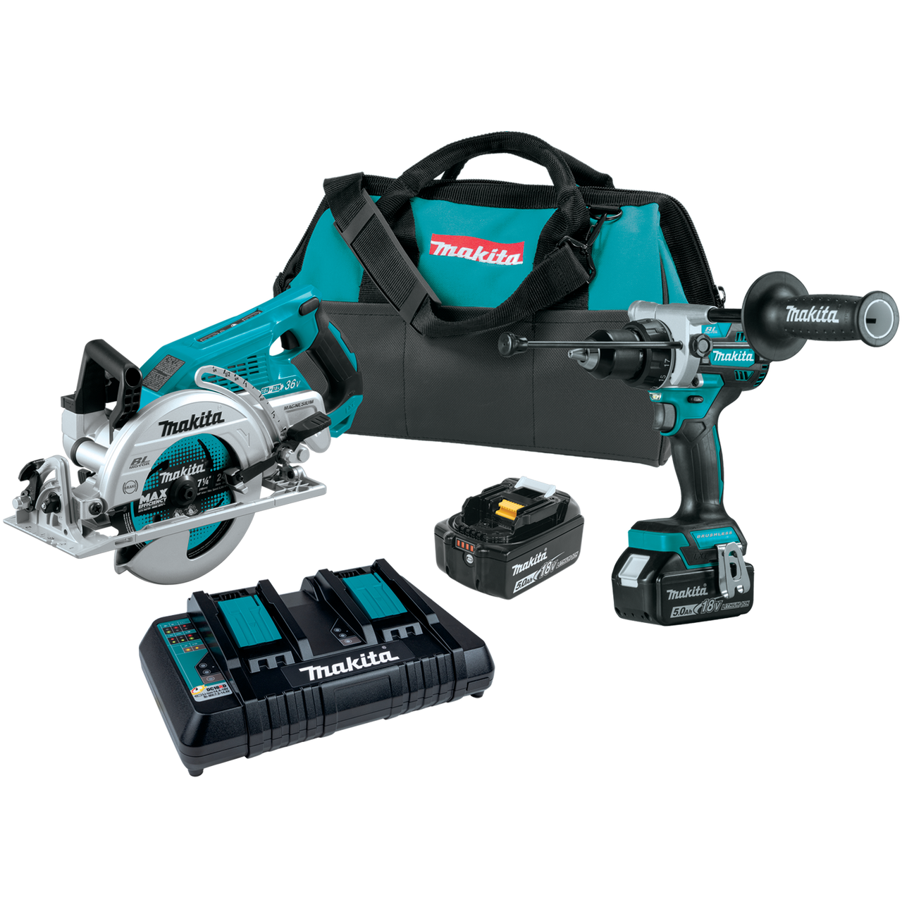 Makita 18V LXT® Lithium‑Ion Brushless Cordless Rebar Tying Tool Kit (5.0Ah) *** PROMO **** Free XT289PT