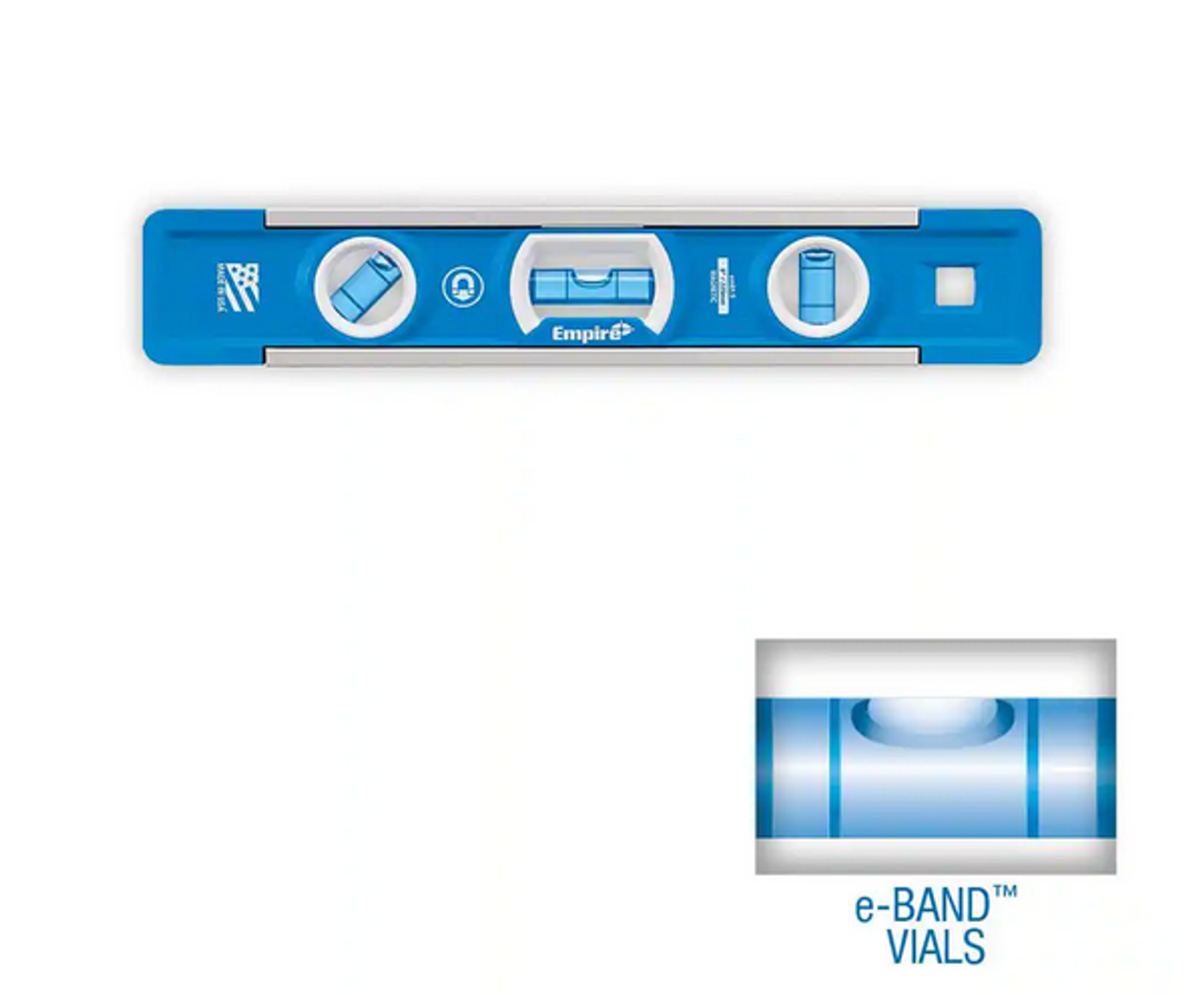 9 in. True Blue Professional Torpedo Level with 16 in. x 24 in. Aluminum Square