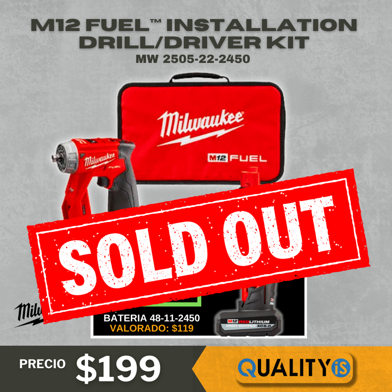 M12 FUEL™ Installation Drill/Driver Kit / Free XC5.0 Battery m12