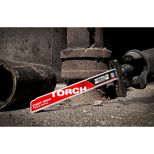 9" 7TPI The TORCH™ for CAST IRON with NITRUS CARBIDE™ 5PK