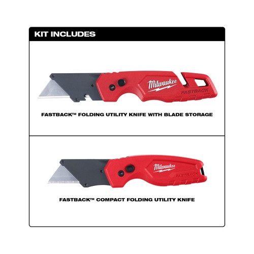 FASTBACK™ Folding Utility Knife Set