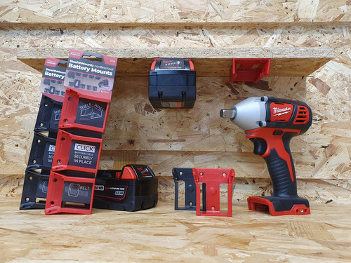 Battery Mounts To Suit Milwaukee M18