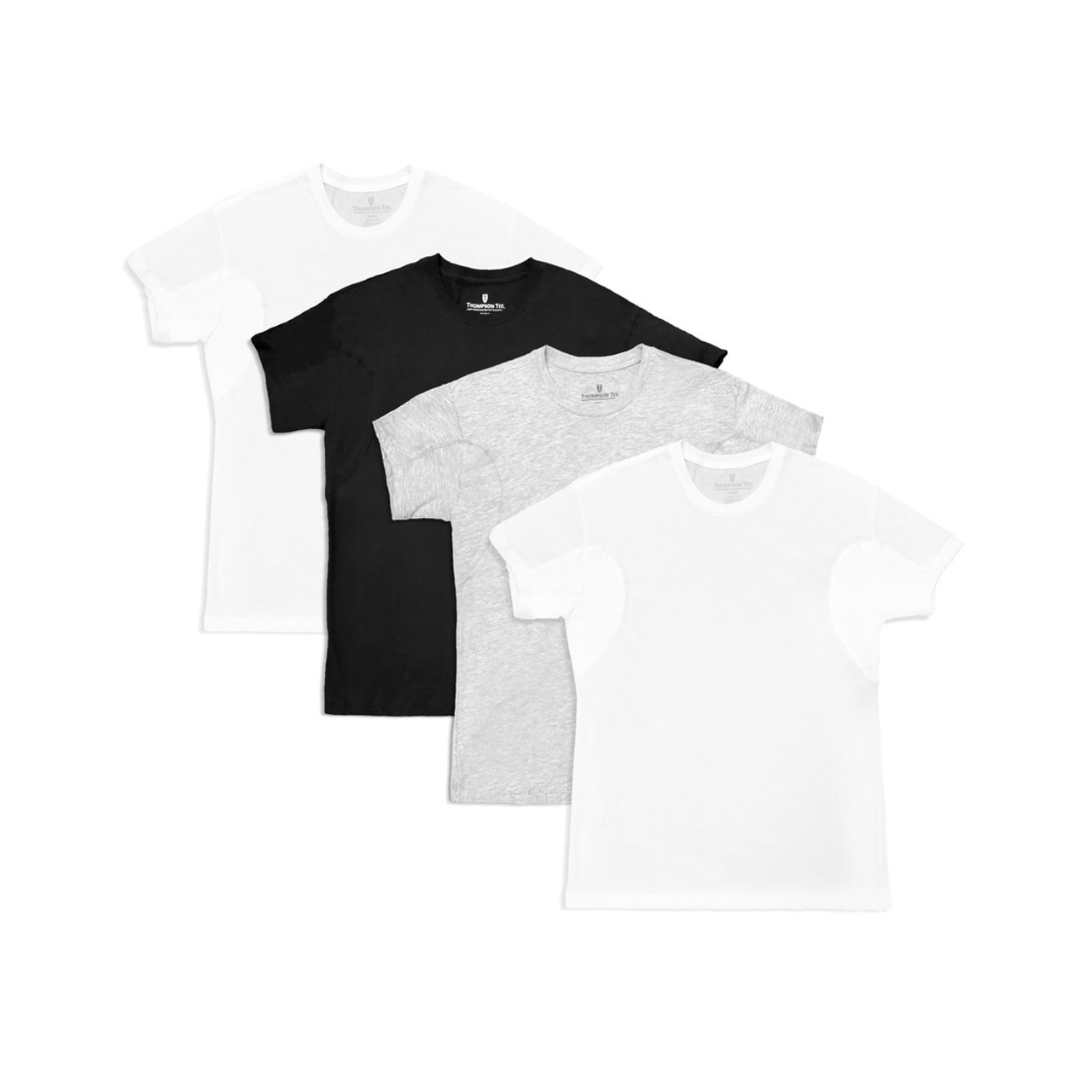 Men's T-Shirt Pack | White & Black T-Shirt Packs | Thompson Tee