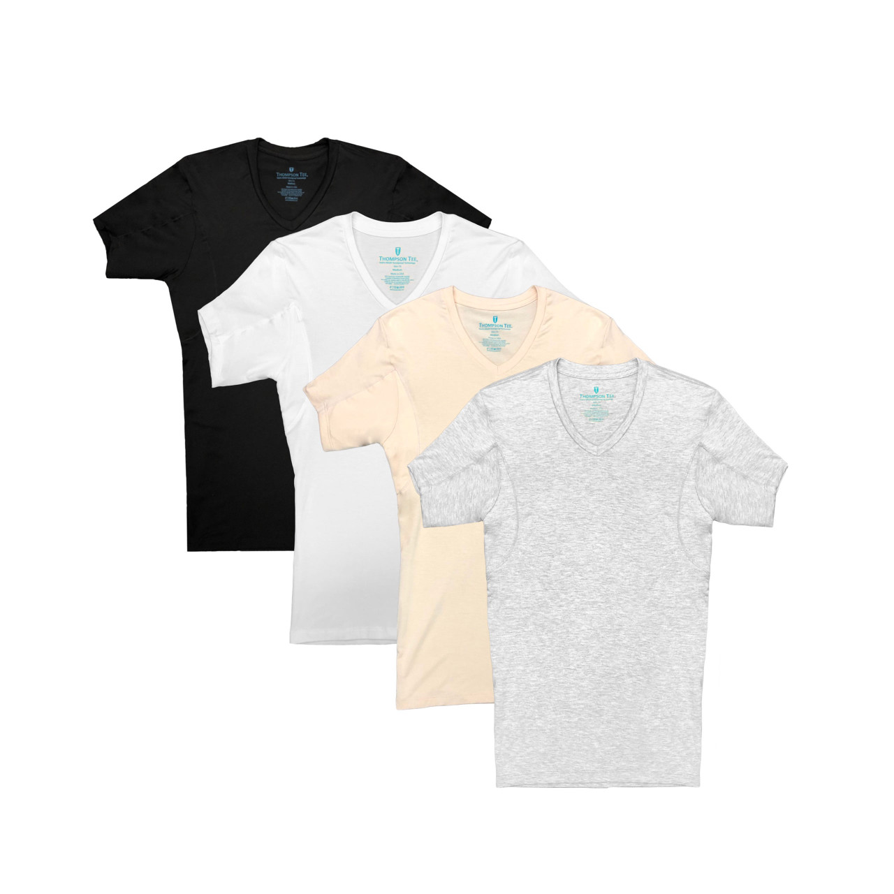 Men's Slim Fit V-neck Shirt Pack | Thompson Tee