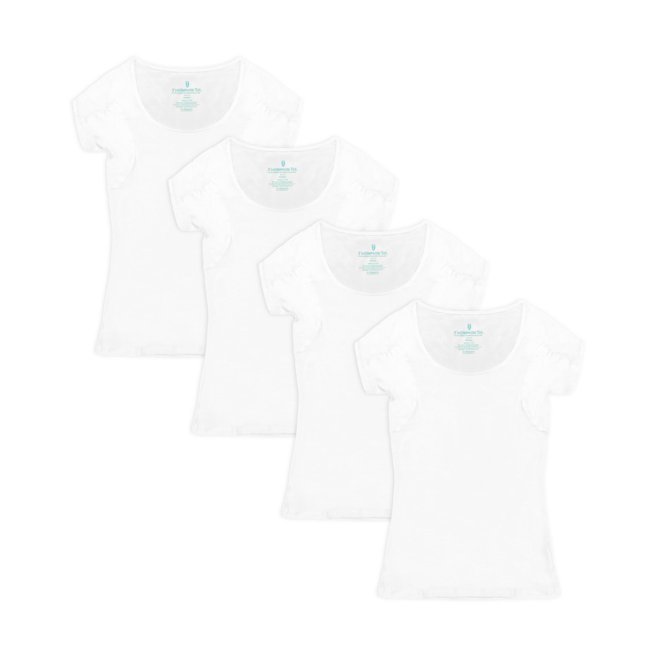 Women's Slim Fit Scoop Neck T-Shirt Packs