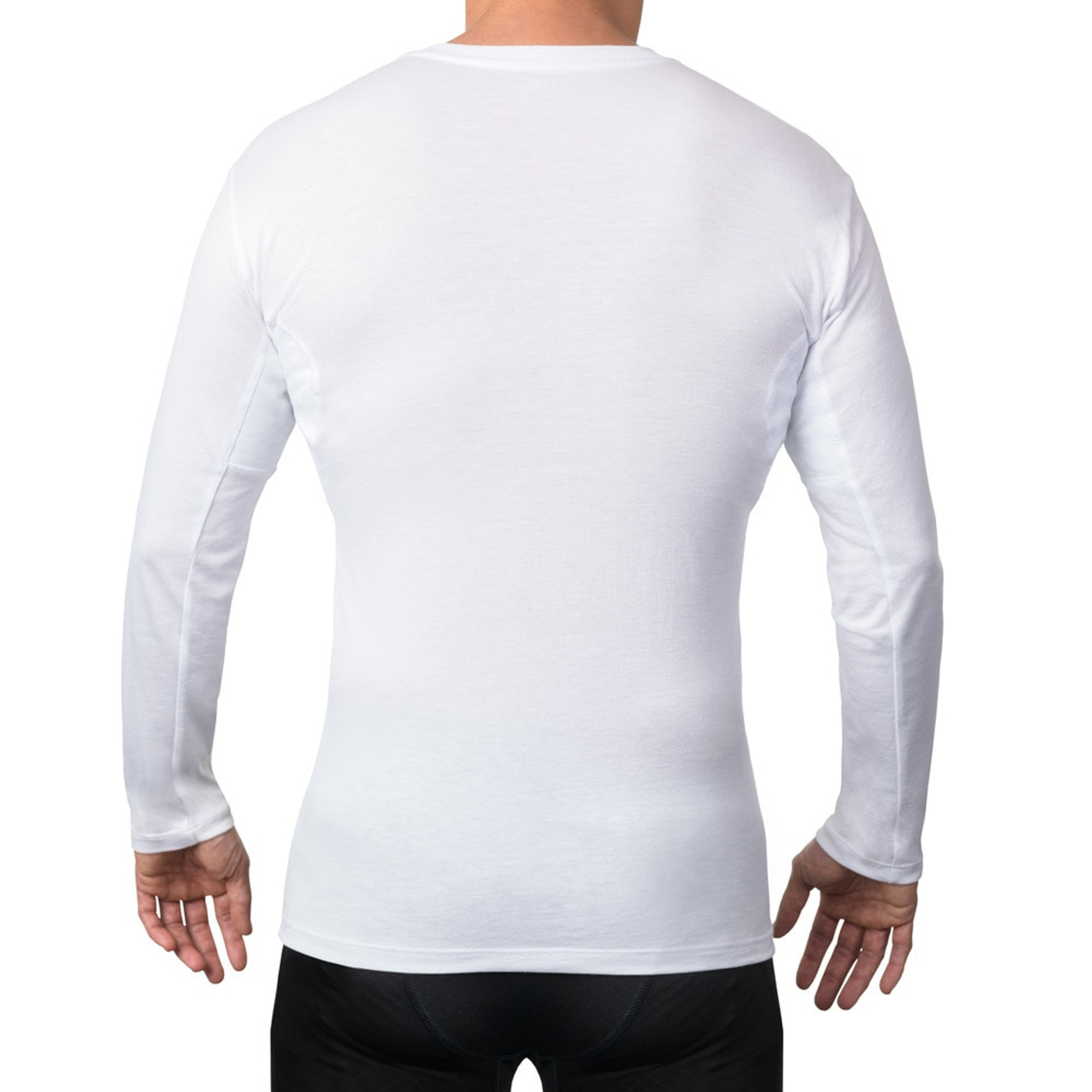 Men's Sweat Proof Long Sleeve V-Neck Undershirt - Original Fit ...