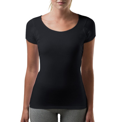 Women's Sweat Proof Undershirt - Slim Fit Scoop Neck