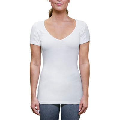 Women's Sweat Proof Undershirt - Slim Fit Deep V-neck