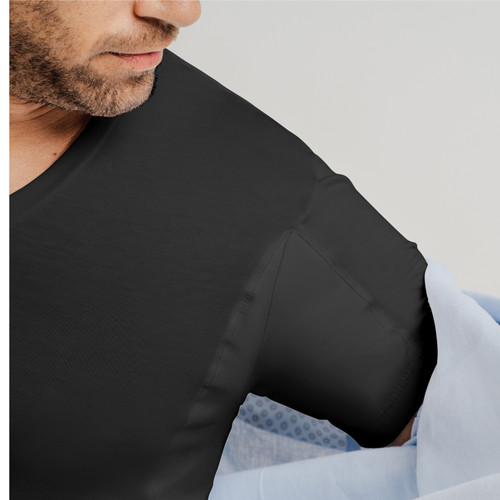 Men's Deep V-Neck Sweat Proof Undershirt - Original Fit | Thompson Tee