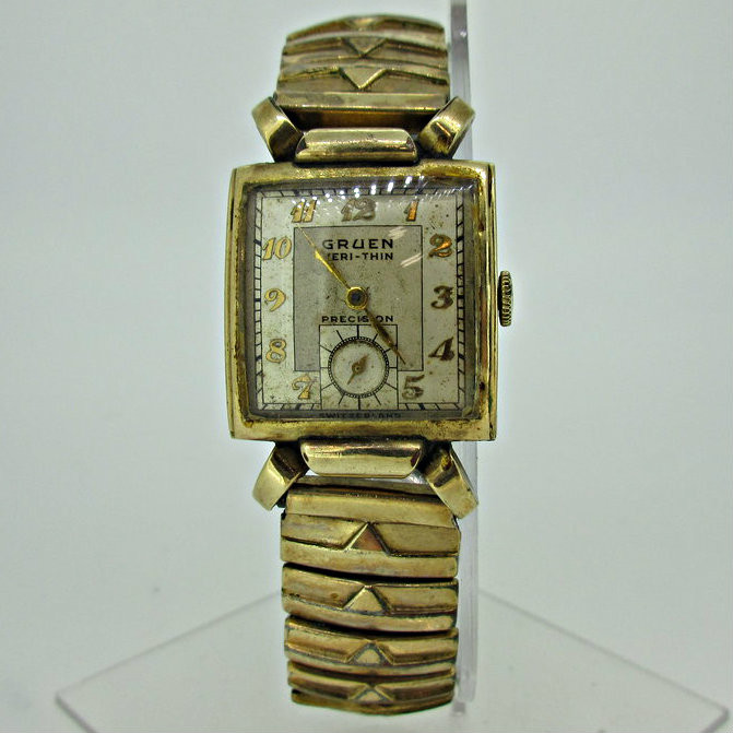 gold gruen watch