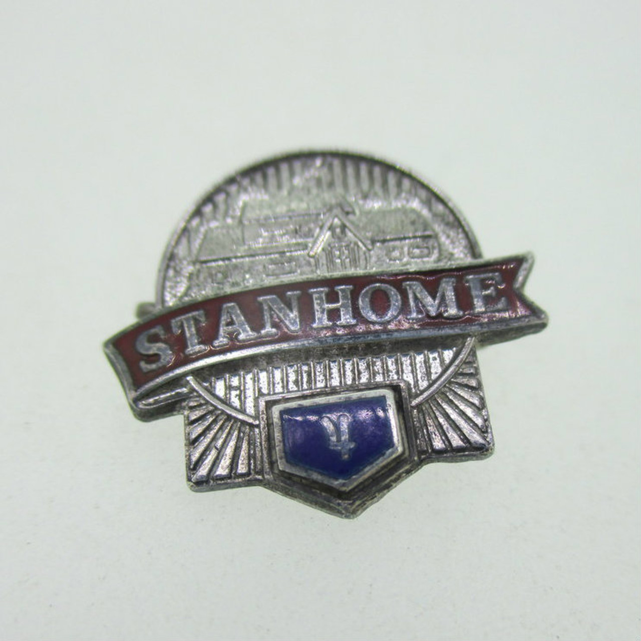 Sterling Silver Stanhome 4 Year Service Pin Enamel