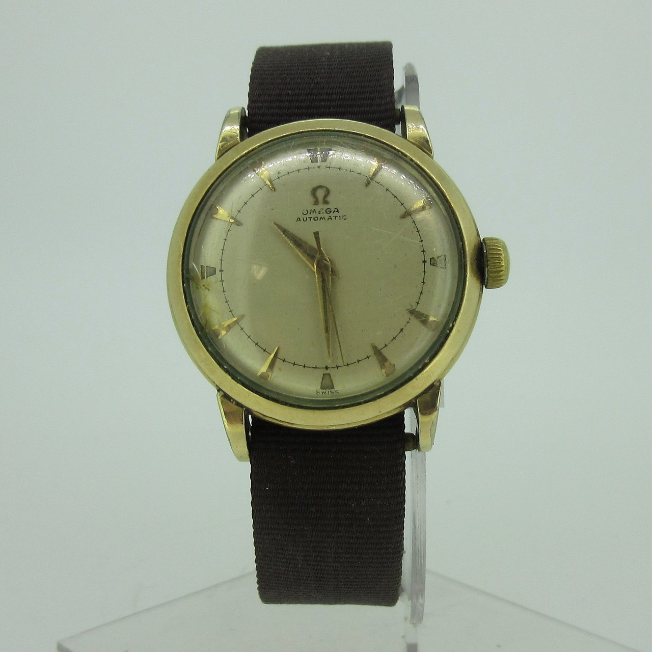 omega 10k gold filled watch