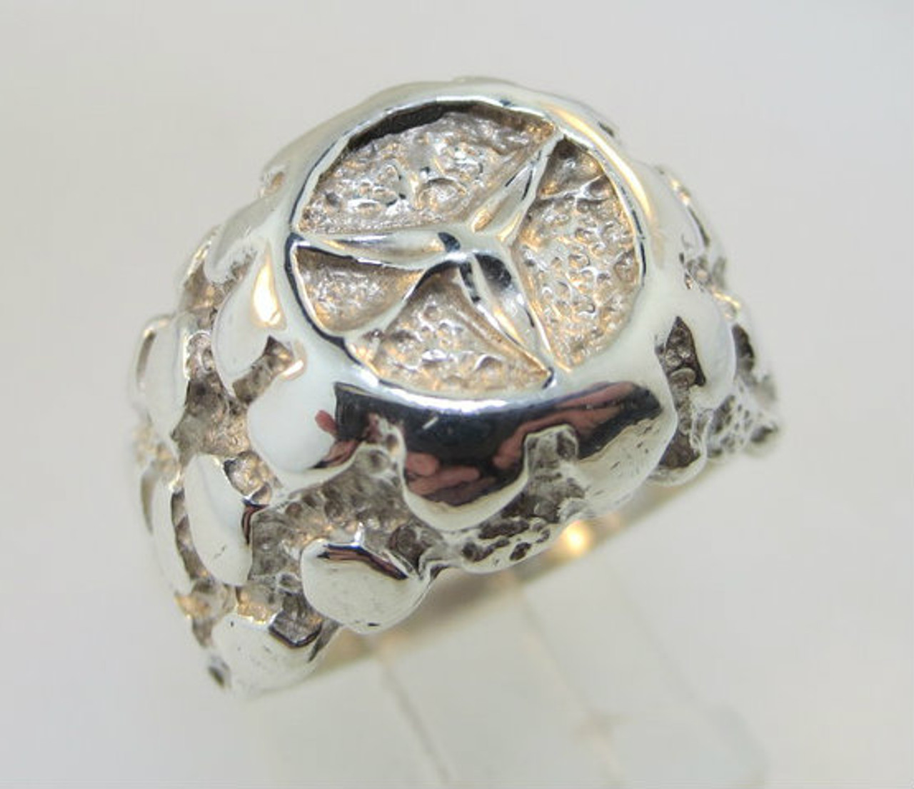 Sterling silver peace sign ring best sale
