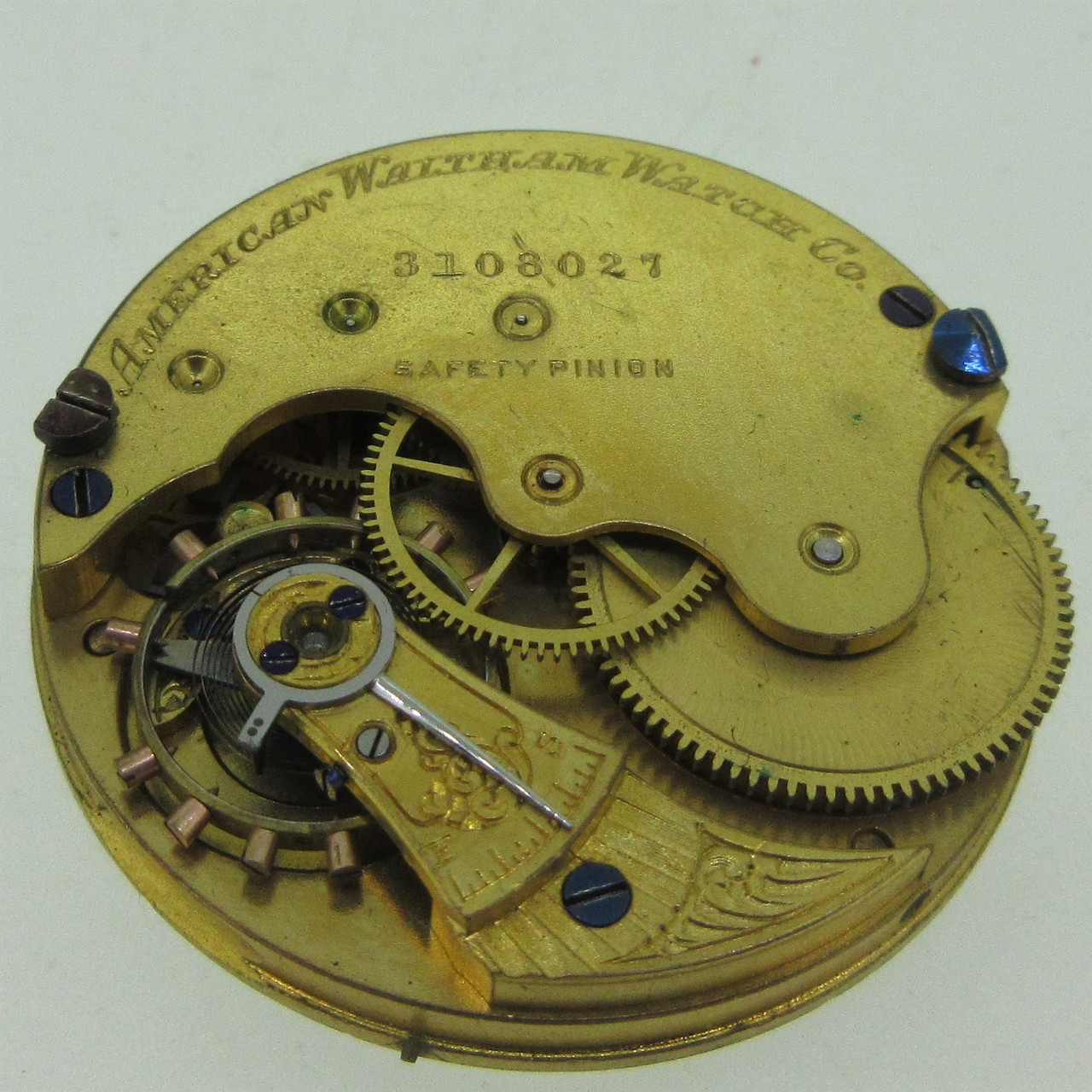 Antique 1886 Waltham Grade E Model 1873-6 6s 7J Movement and