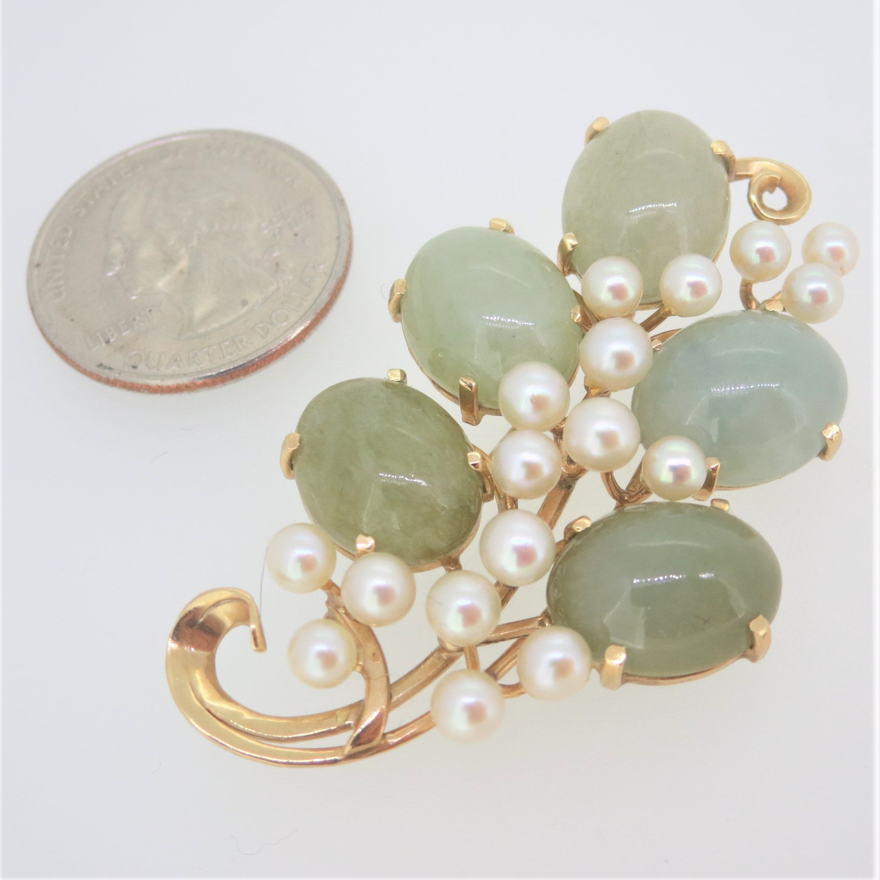 14k Vintage Ming's Cultured Pearl Brooch – Welch & Company Jewelers