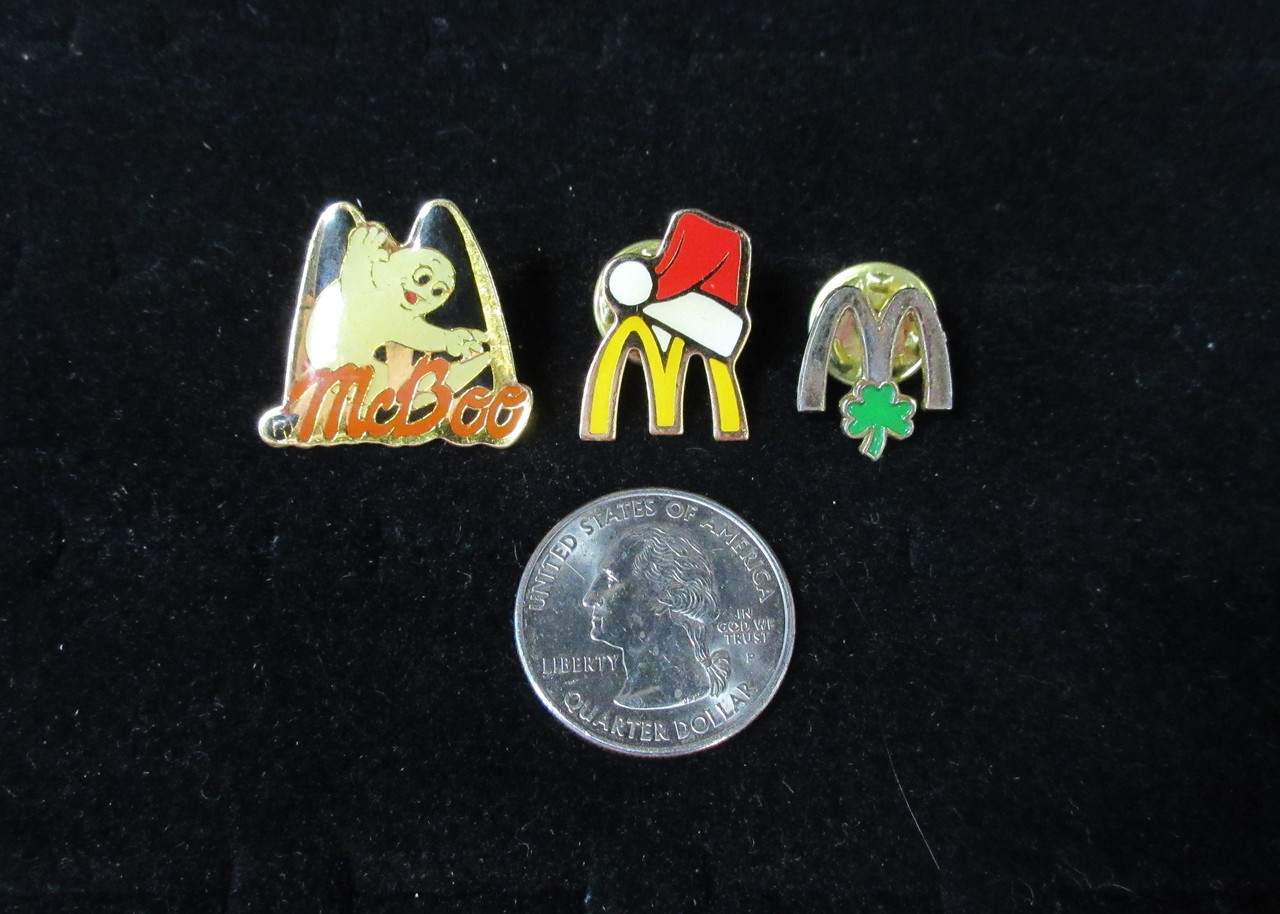 Lot of 23 Vintage McDonald's Employee Pin St. Patrick's McBoo Founders &  More (5002971)