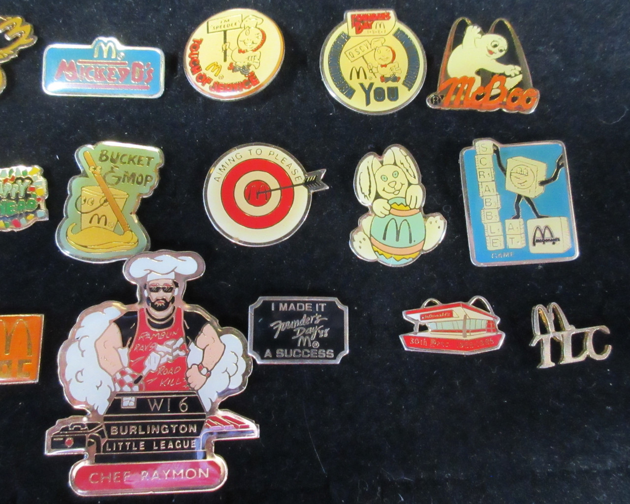 Lot of 23 Vintage McDonald's Employee Pin St. Patrick's McBoo Founders &  More (5002971)