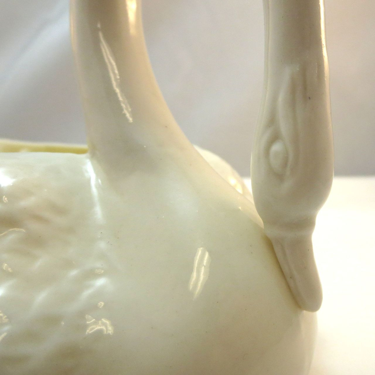 Vintage Belleek Porcelain Floral Pattern Milk Creamer Pitcher