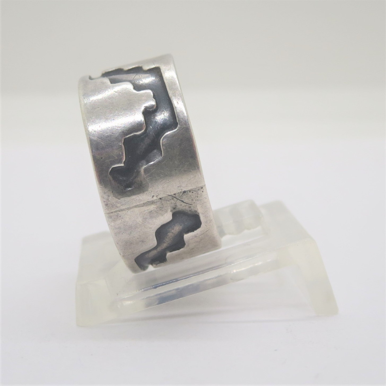 Vintage Unisex Sterling Silver MBR Signed Mexico Stamped