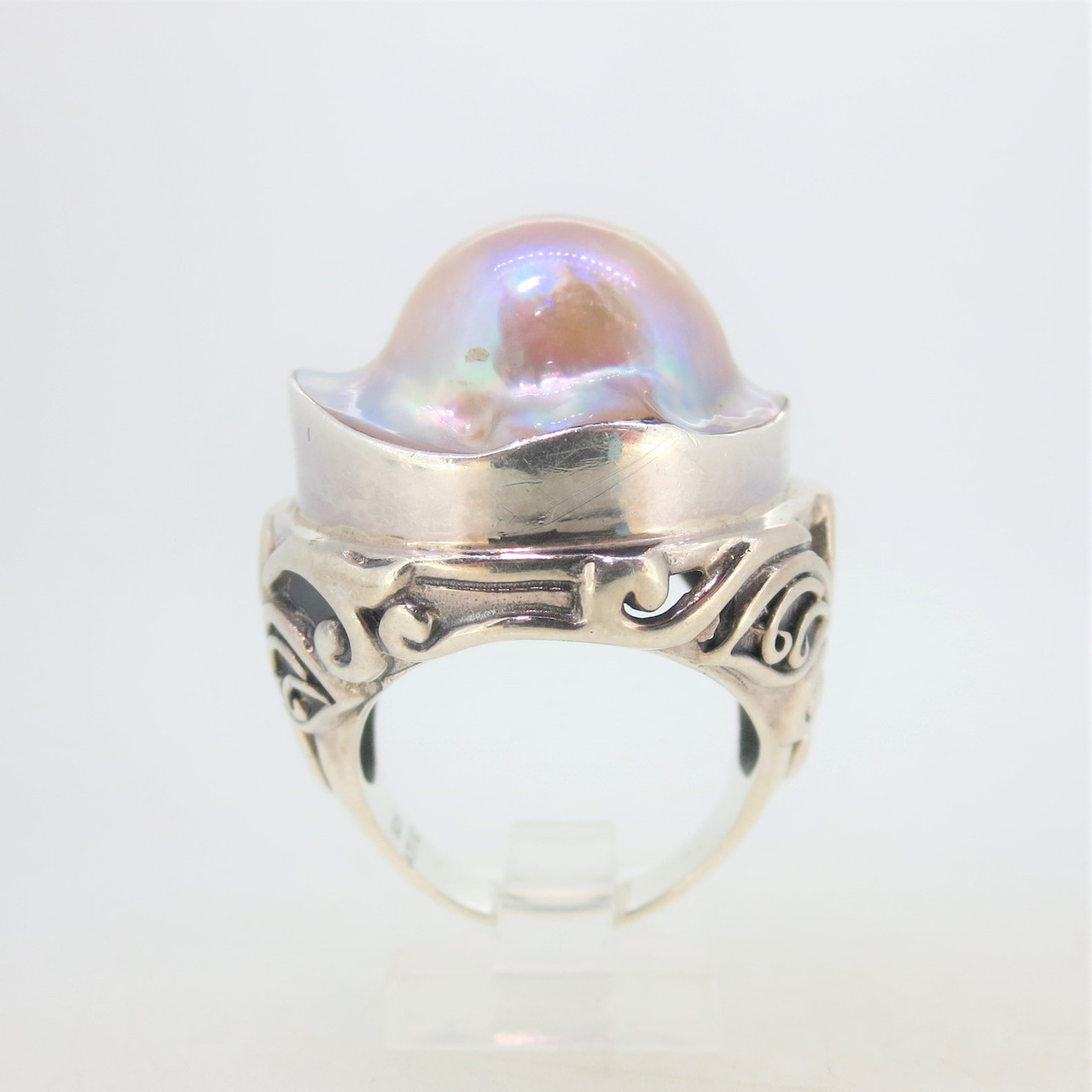 Authentic LOUIS VUITTON Speedy Pearl Ring Size:8.0(US) M68070