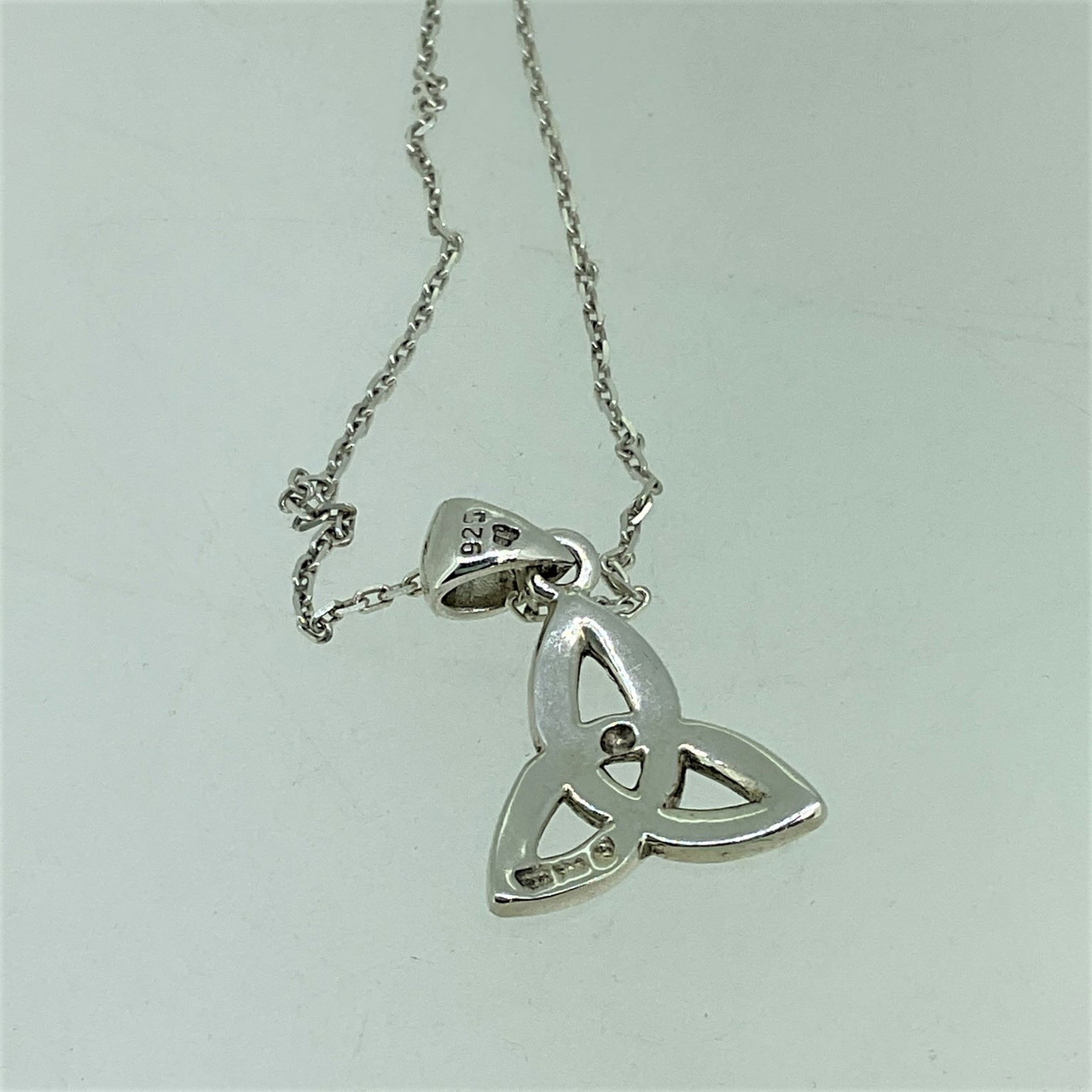Sterling Silver Celtic Trinity Knot Necklace