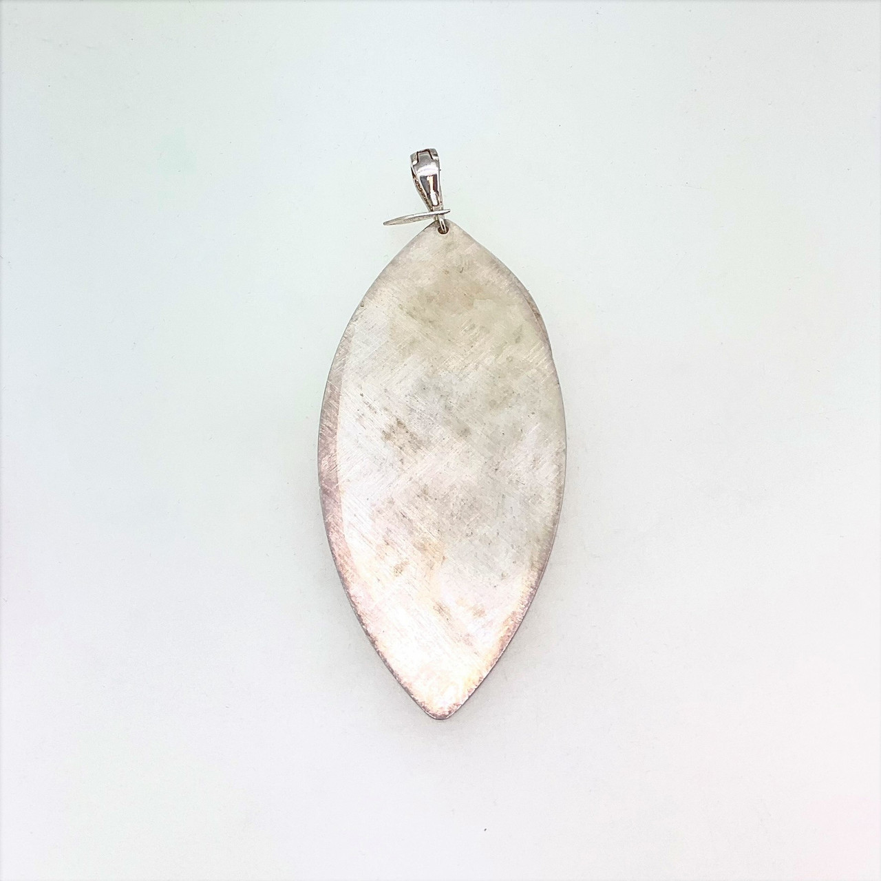 Paola Valentini Sterling Silver Modernist 3-Leaf Pendant